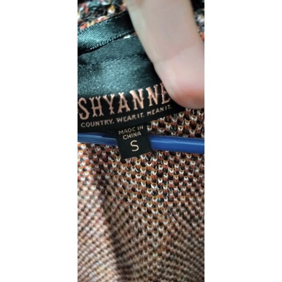 Shyanne Gray and Brown Hooded Cardigan - Picture 7 of 9